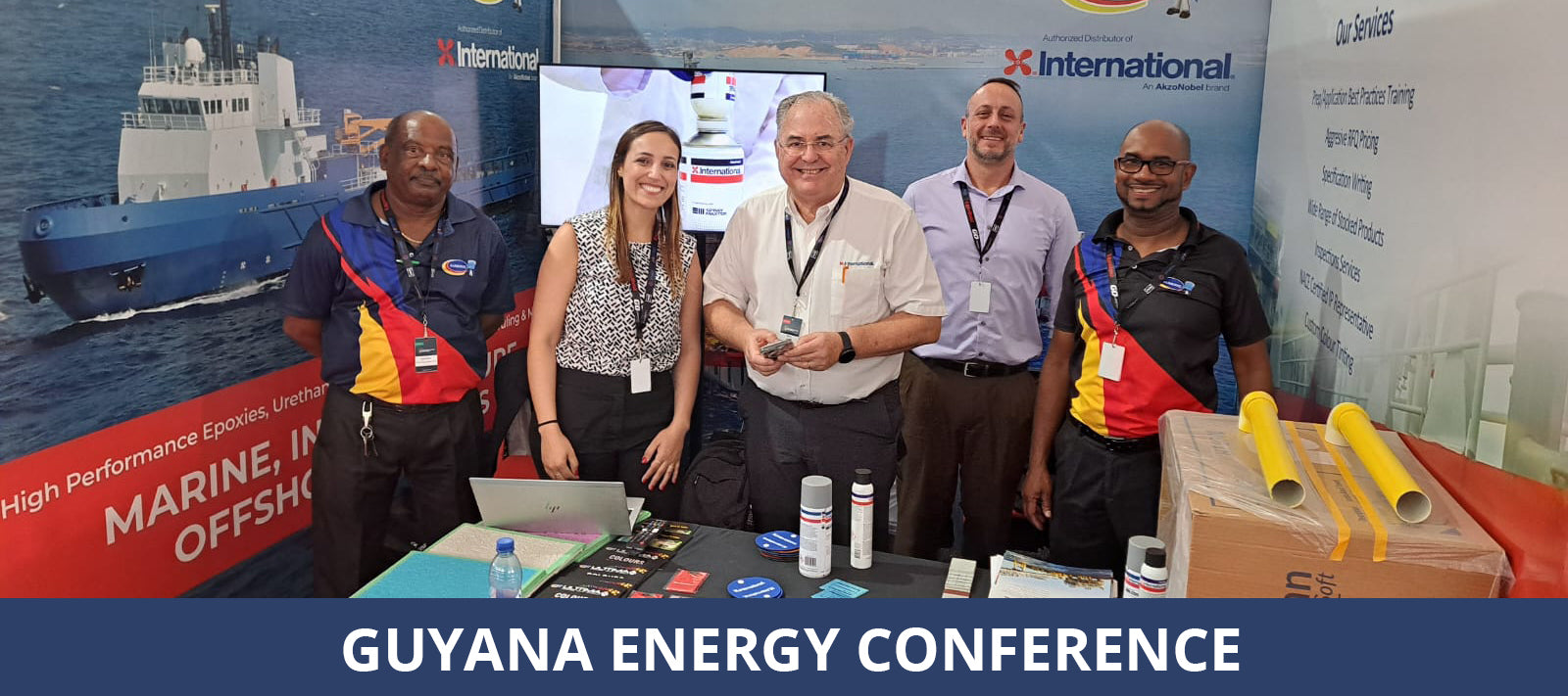 Guyana Energy Conference - Harris Paints teams up with International Paints To Service Guyana’s O&G And Marine Sectors