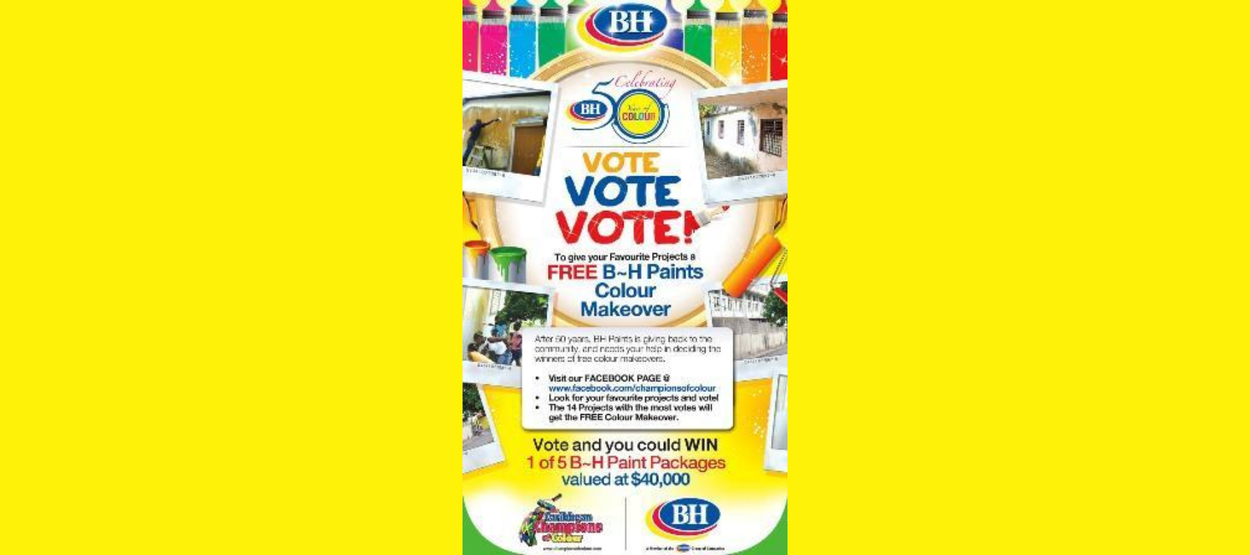 BH Paints Giving Free Colour Make-over to Public Projects