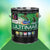gallon of Harris Paint's New Era Ulttima + Paint in Exterior flat on a green abstract background