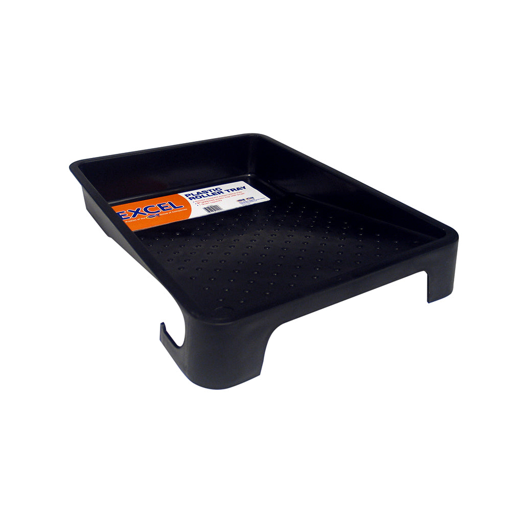 Excel Black Plastic Roller Tray, available at Harris Paints and BH Paints in the Caribbean.