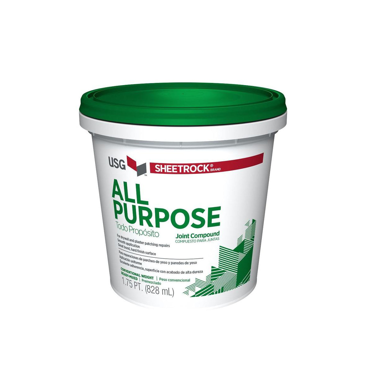 Sheetrock All-Purpose Joint Compound, available at Harris Paints and BH Paints in the Caribbean.