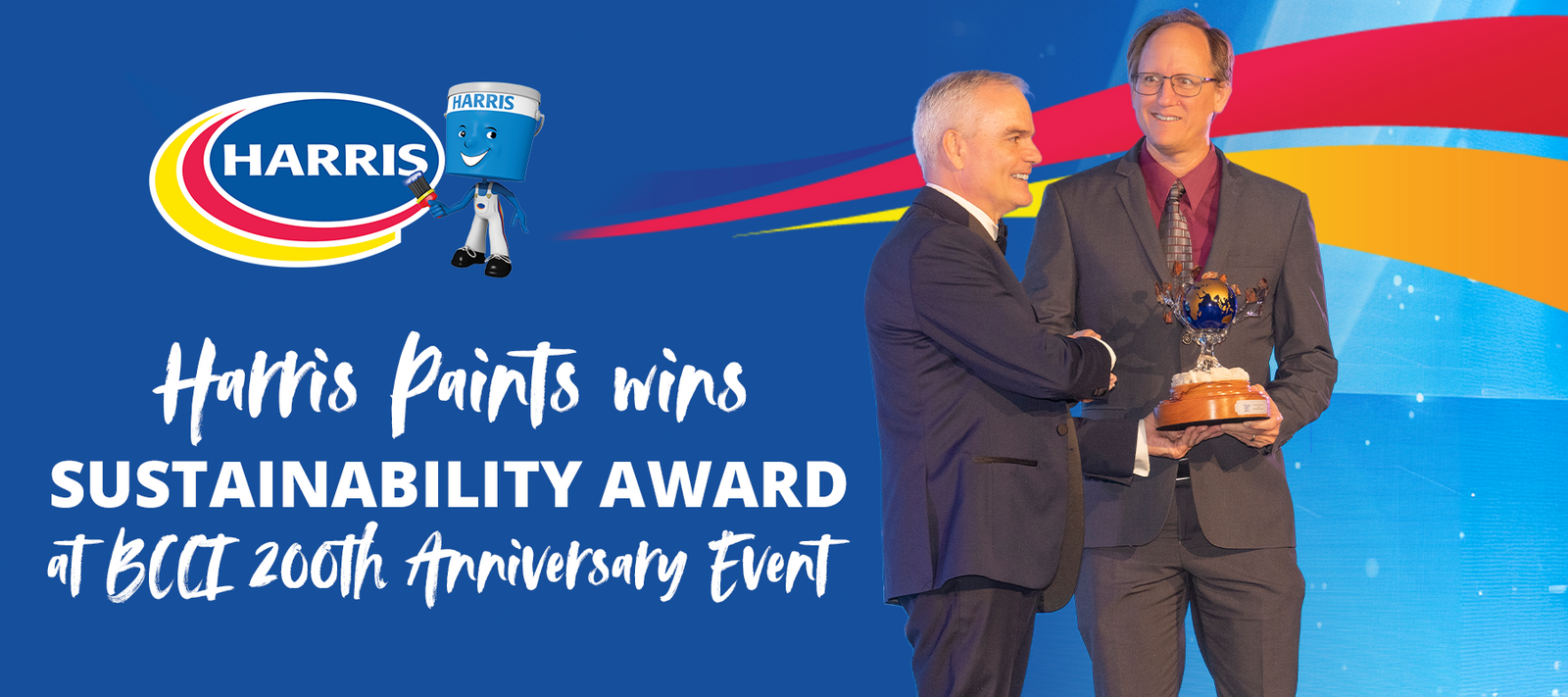 Harris Paints Receives Prestigious Sustainability Award at BCCI’s 200th Anniversary Gala