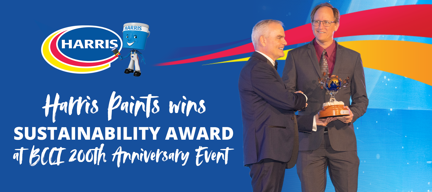 Harris Paints Receives Prestigious Sustainability Award at BCCI’s 200th Anniversary Gala