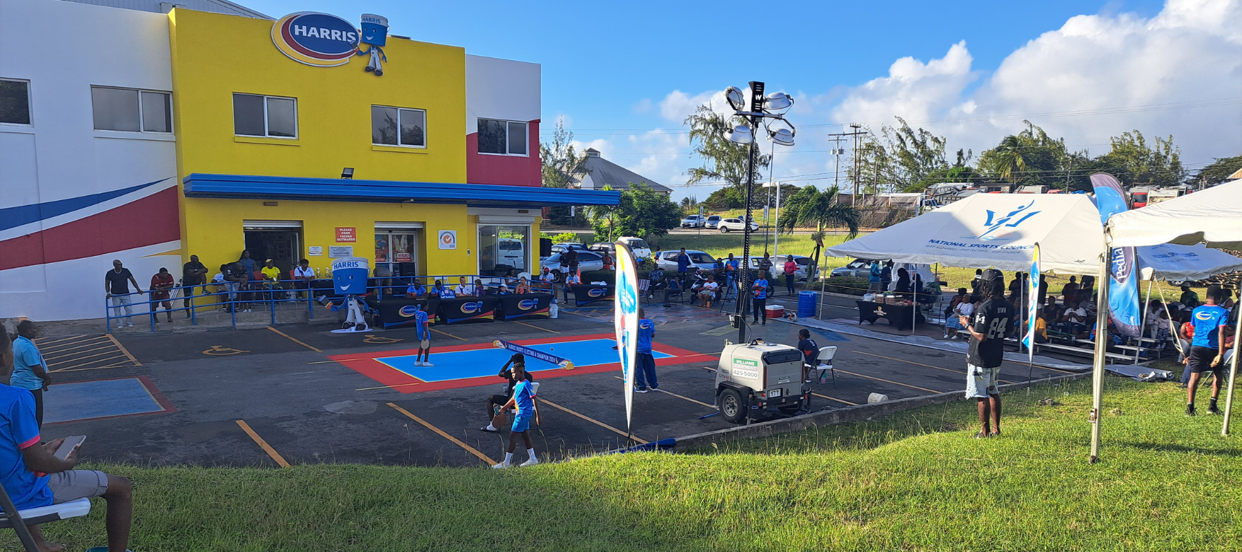 Juniors on the rise at second year of Harris Paints junior road tennis competition