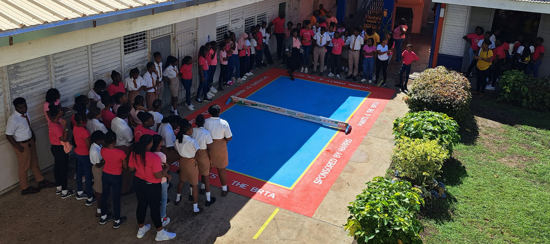  Opening ceremony on the completion of the 50th Road Tennis Court at the Ellerslie School, sponsored by Harris Paints