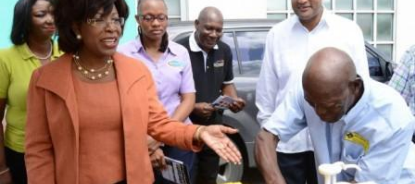 Digicel and Harris bring colour to St. Philip District Hospital