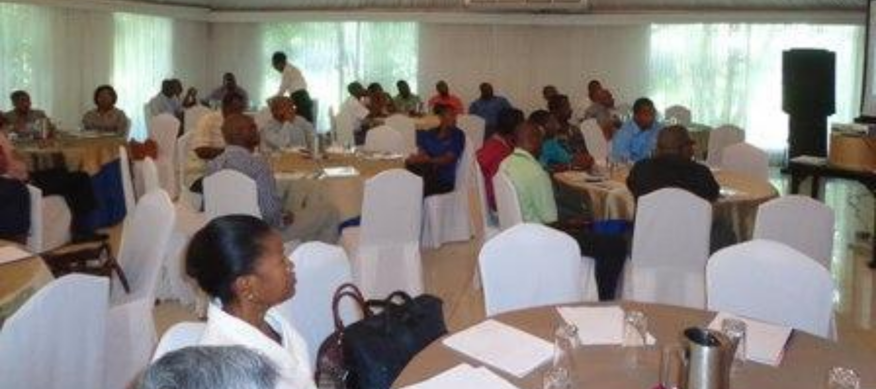 Members of the audience at the recently concluded Harris/B-H Paints HPC Seminar in Kingston, Jamaica