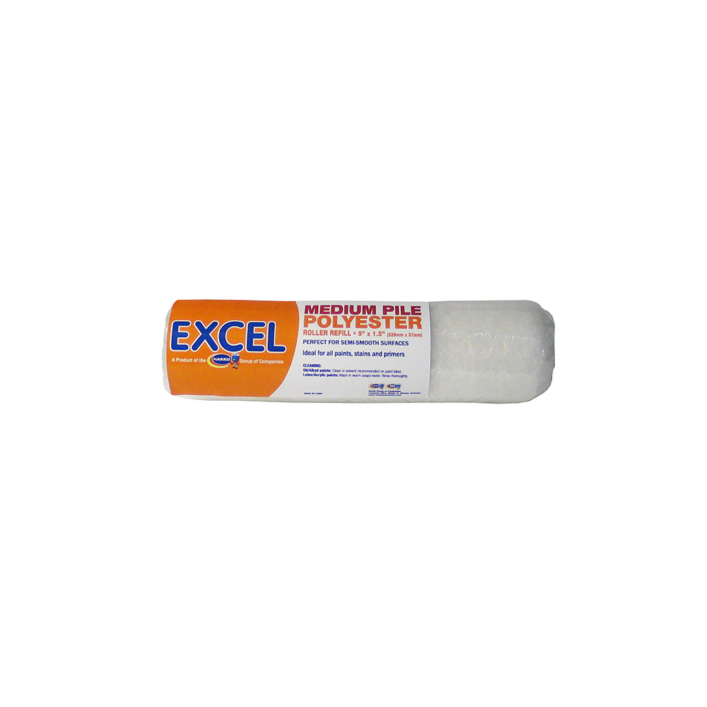 Excel Polyester Roller Sleeve, available at Harris Paints and BH Paints in the Caribbean.