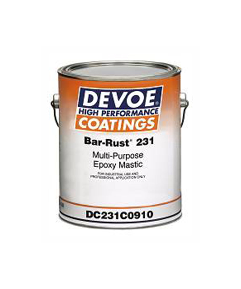 Devoe Coatings Bar-Rust 231, available at Harris Paints in the Caribbean.