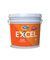 BH Paints Excel Flat Emulsion Paint in a 1 gallon pail, available at BH Paints in Jamaica, Antigua and Belize.