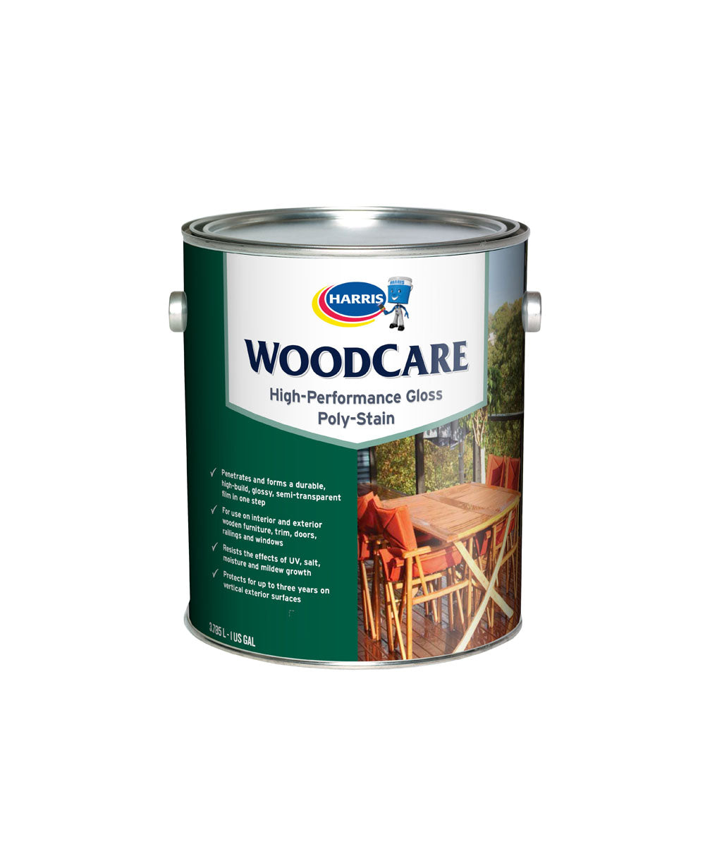 WoodCare High-Performance Gloss Poly-Stain