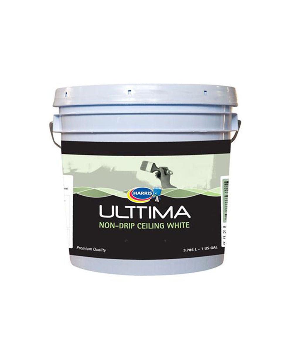 Ulttima Non-Drip Ceiling White, available at Harris Paints in the Caribbean.